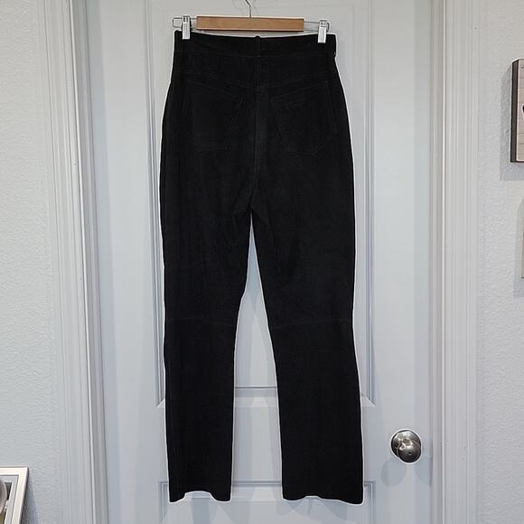 Vintage Griffith & Gray for St. John Straight Leg Suede Jeans, 4 - Picture 8 of 13